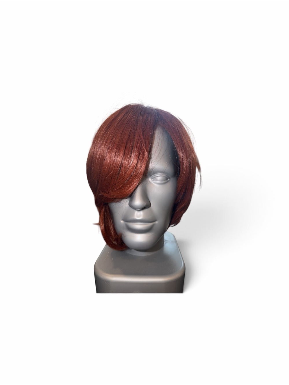 Short Layered Synthetic Wig in Auburn Red - Women Hair